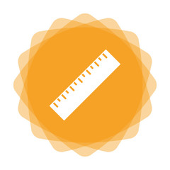 App Icon gelb - Lineal