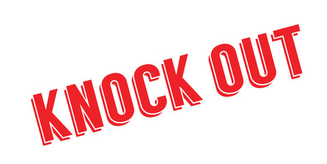 Knock Out rubber stamp. Grunge design with dust scratches. Effects can be easily removed for a clean, crisp look. Color is easily changed.