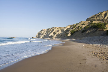 seaside and coast view