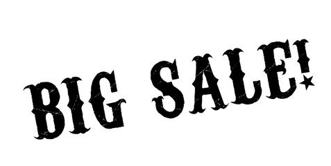 Big Sale rubber stamp. Grunge design with dust scratches. Effects can be easily removed for a clean, crisp look. Color is easily changed.