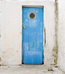 old scrapped entrance