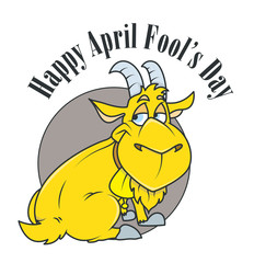 Cartoon Funny Sheep - april fool's day 