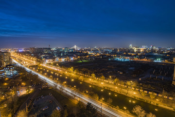 Fototapeta na wymiar Bucharest nightscene