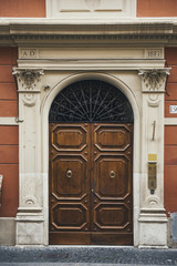 Beautiful door in Rome, Italy