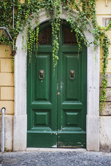 Beautiful door in Rome, Italy