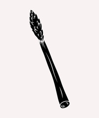 Black Shape Celery Vector