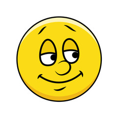 Fototapeta premium Happy Innocent Smiley Vector