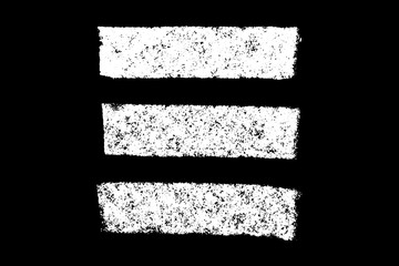 Grunge white line on black background (Vector)