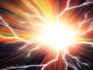Electric flash background