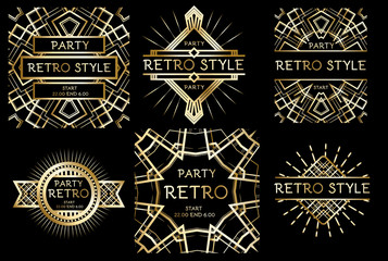 vector retro pattern for vintage party