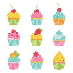 Cupcake set.