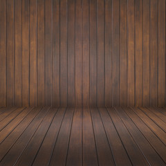 wood room and wall background , copy space for putting object to display and  advertise