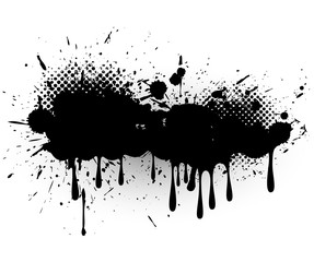 Dirty Splash Vector Banner