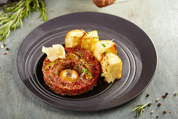 Menu of luxury restaurant