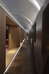 Spa interior corridor