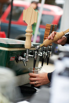 Cold Brew Coffee On Nitrogen Tap On Market