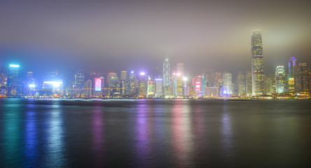Fototapeta na wymiar Cityscape of Hong Kong, China