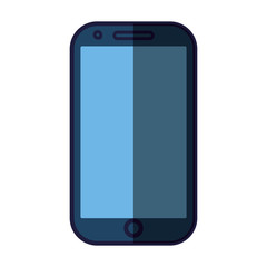 Mobile smartphone technology icon vector illustration graphic design