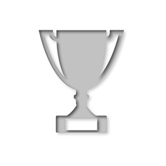 Trophy sign icon