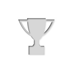 Trophy sign icon