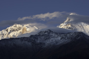 Fototapeta na wymiar Annapurna Sanctuary Himalayas, Nepal