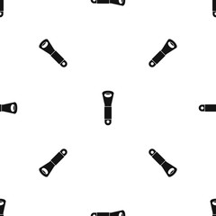 Branch of hops pattern seamless black