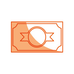 Money billet symbol icon vector illustration graphic design