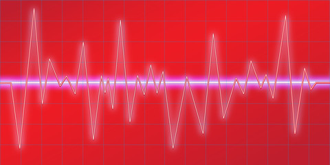 Sound waves oscillating glow, neon light, Spectrum analyzer. Music Equalizer. Amplitude Modulation. Abstract technology background , vector illustration.
