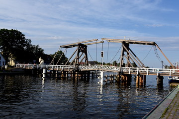 Hiostorische Klappbr&uuml;cke Greifswald-Wieck