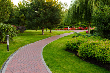 stone paved path