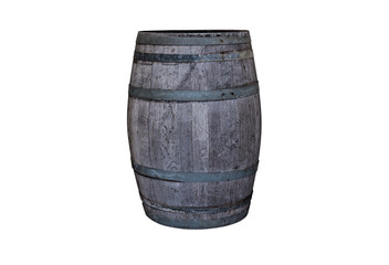 wooden oak barrel