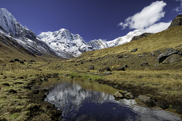 Fototapeta na wymiar Annapurna Sanctuary Himalayas Nepal