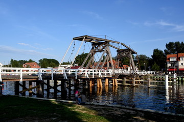 Historische Klappbrücke Greifswald-Wieck
