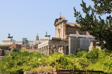 Resti archeologici dei Fori Imperiali. Roma Italia