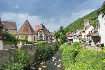 Fototapeta na wymiar Village de Kaysersberg