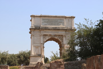 Resti archeologici dei Fori Imperiali. Roma Italia