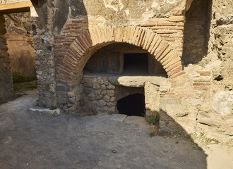 Obraz premium Ruins of Pompeii, ancient Roman city. Pompei, Campania. Italy.