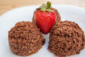 dulce de chocolate con coco