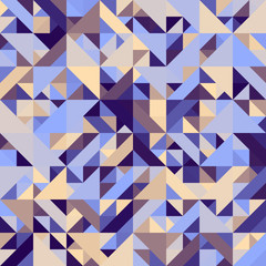 Decorative geometric shapes seamless pattern