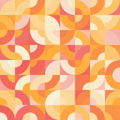 Decorative geometric shapes seamless pattern - 172722418