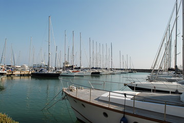 Fototapeta premium Boats in marina