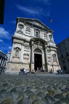 Chiesa di San Fedele a Milano Lombardia Italia Italy