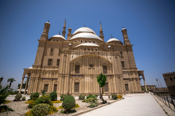 Fototapeta na wymiar The Great Mosque of Muhammad Ali Pasha