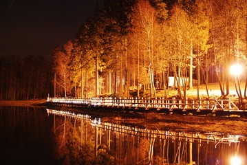Jezioro Jeleń - obrazy, fototapety, plakaty