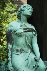 Fototapeta na wymiar Friedhof Gottesacker Halle