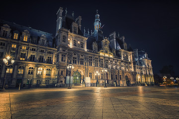 Fototapeta na wymiar Main city hall in Paris