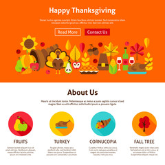 Web Design Happy Thanksgiving
