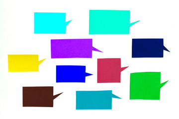 The Handmade Colorful Origami Balloons on the Black Background