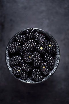 fresh blackberries
