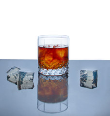 Cognac and ice